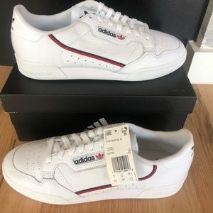 Men Adidas Continental 80 OG Retro White Sneakers